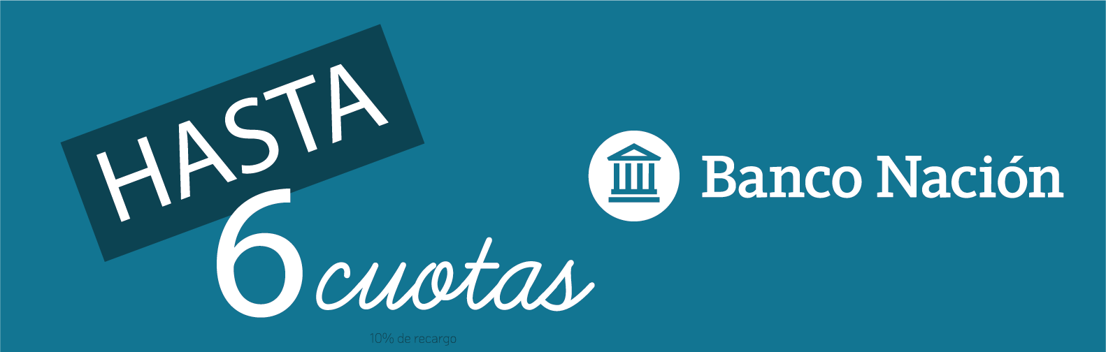 Hasta 6 cuotas con Banco Nacion