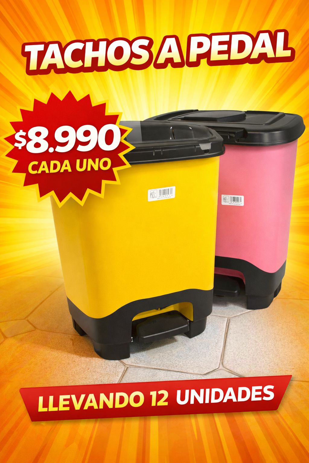 Oferta Tachos a Pedal