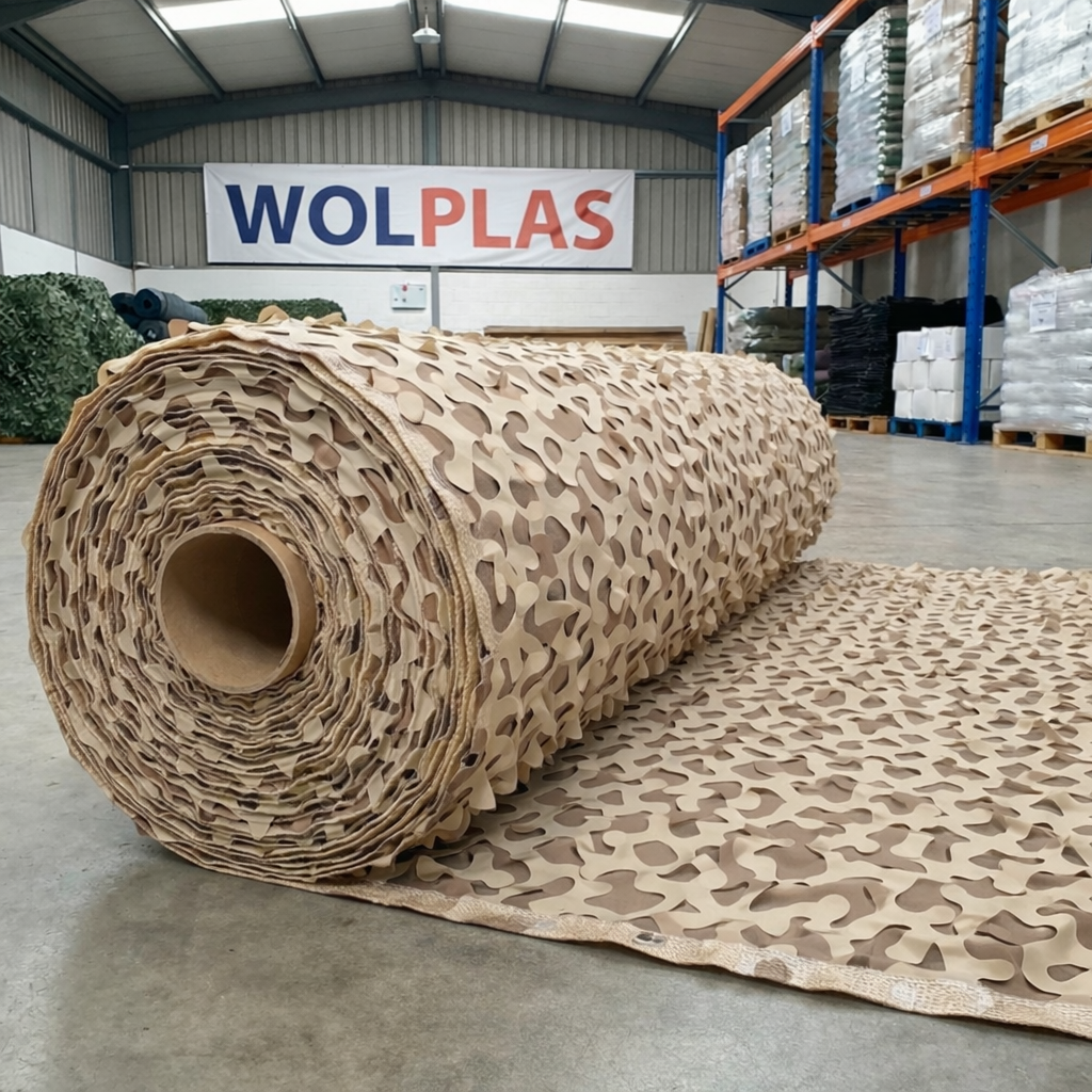 Tela de Sombreo Camuflaje